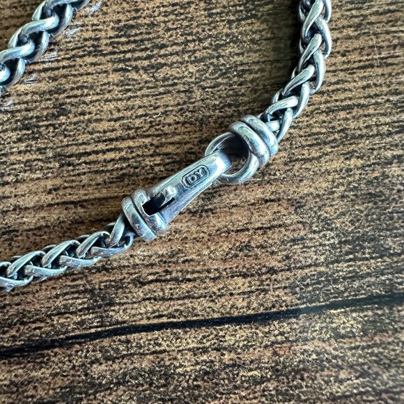 David Yurman Wheat Chain Necklace in Sterling Silver - 4mm - 24" - Picture 7 of 12